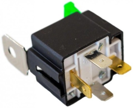 Реле 4-x контактне 30 А з запобіжником