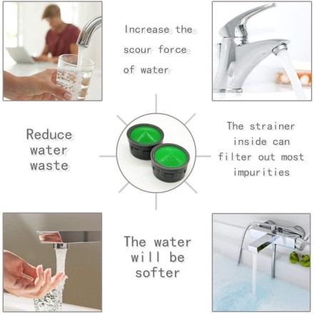 Аератор води, дифузор Water Saver. Набір 5 штук — суперекономно!