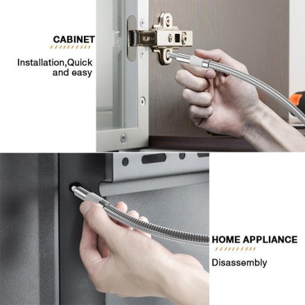 Універсальний гнучкий подовжувач Flexible Screw Tool Насадки 10 в 1