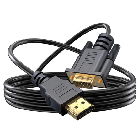 Адаптер з HDMI і VGA адаптер, кабель-конвертер Connecto Line 1,8 м FHD 1920*1080P для настільного TV, Notebook