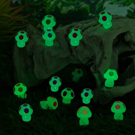 Мікропредметна фігурка світні гриби прибульці, набір 5 шт.