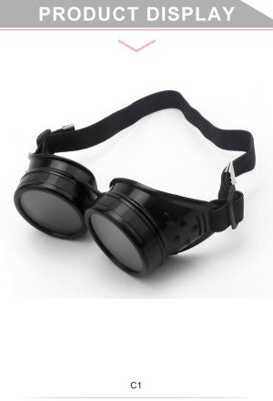 Вінтажні стимпанки сонцезахисні фліп окуляри Ретро Панк авіатор СМАК