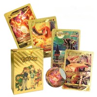 Набір срібних карток покемонів Pokemon (55 карток). Райдужні карти TCG. Алмазна фольга. Оригінал. З штрих-кодом