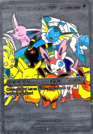 Набір срібних карток покемонів Pokemon (55 карток). Райдужні карти TCG. Алмазна фольга. Оригінал. З штрих-кодом