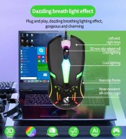 Маніпулятор ігровий миша USB, з підсвіткою Luminous Optical 3D Mouse з вибором швидкості