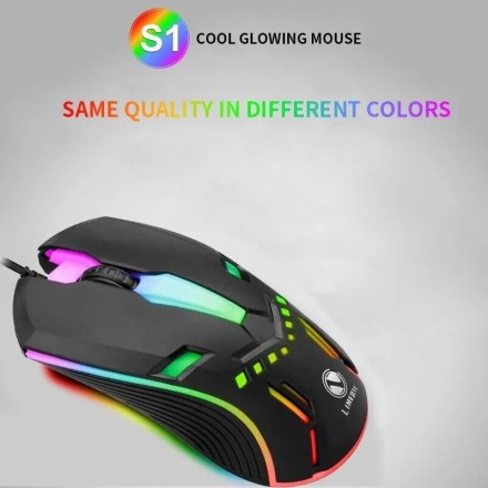 Маніпулятор ігровий миша USB, з підсвіткою Luminous Optical 3D Mouse з вибором швидкості