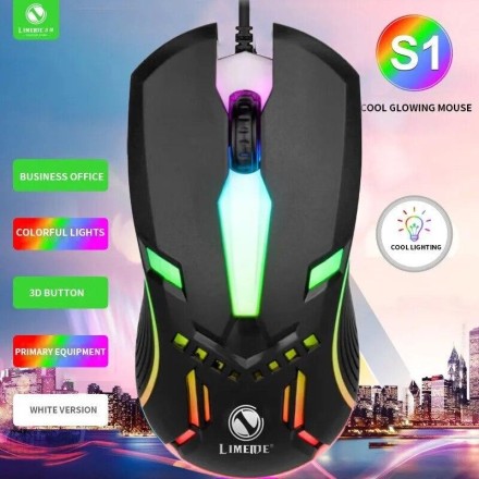 Маніпулятор ігровий миша USB, з підсвіткою Luminous Optical 3D Mouse з вибором швидкості