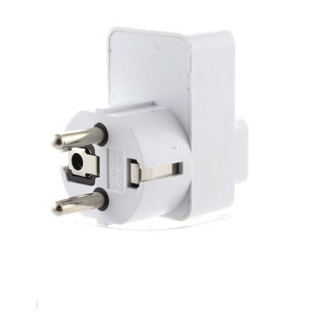 Мережевий адаптер перехідник універсальний міжнародний із кнопкою індикатором "Travel Helper" 10 А 220 В