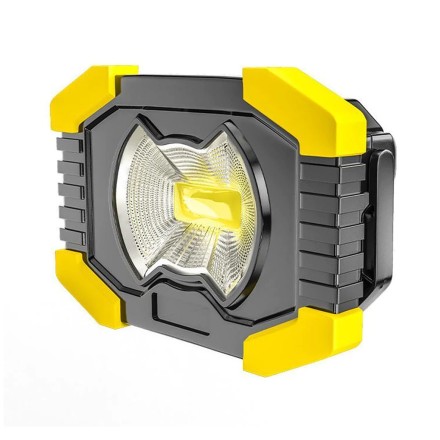 Прожектор ліхтар 3 в 1 + Power Bank + потужний акумулятор і сонячна зарядка