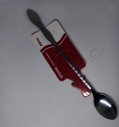 Комплект десертних ложок, кавових лате, коктейльних ложок, довга ручка, 20 см, нержавійка 18/8, 6 шт.