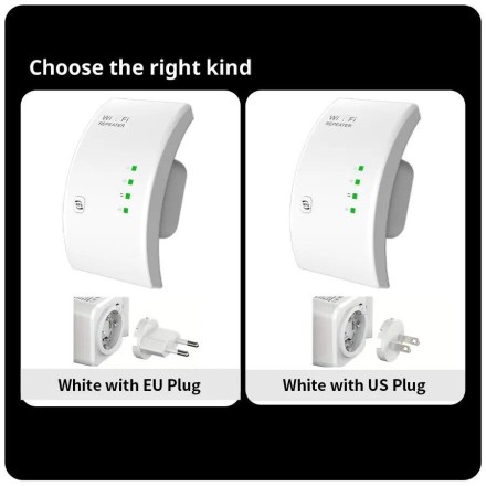 WR01 Бездротовий повторювач, репітер, підсилювач Wi-Fi  802.11N. Wi-Fi Repetidor 300 Мбіт/с