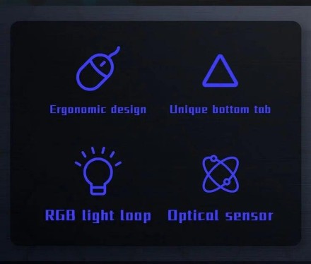 Маніпулятор ігрової миша USB, з підсвіткою A4Techer Optical 3D Mouse з вибором швидкості