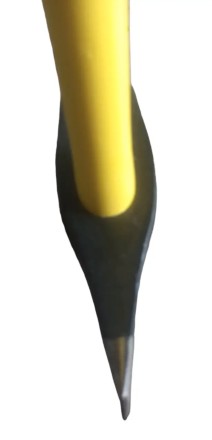 Сокира-колун "СТАЛЬ", 2,5 кг, 90 см (44023), кована, загартоване лезо, ручка фіберглас + гума