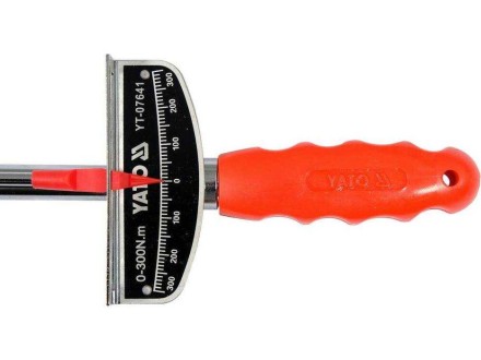 Ключ динамометричний стрілковий YATO квадрат 1/2", F = 0-300 Нм (YT-07641)