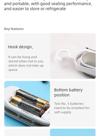 Ручний мінізапайник пакетів Cooking type mini sealing. Портативний запайник Оригінал