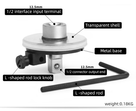 Кутомір для затягування болтів 1/2" динамометричного ключа "Torque wrench pointer 360"