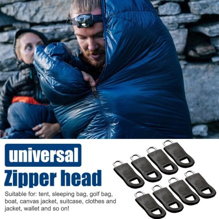 Знімні замки для застібок блискавок, набір для швидкого ремонту замків блискавок FIX A ZIPPER НАБІР 8 ШТ