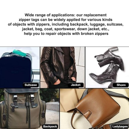 Знімні замки для застібок блискавок, набір для швидкого ремонту замків блискавок FIX A ZIPPER НАБІР 8 ШТ